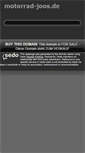 Mobile Screenshot of motorrad-joos.de