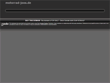 Tablet Screenshot of motorrad-joos.de